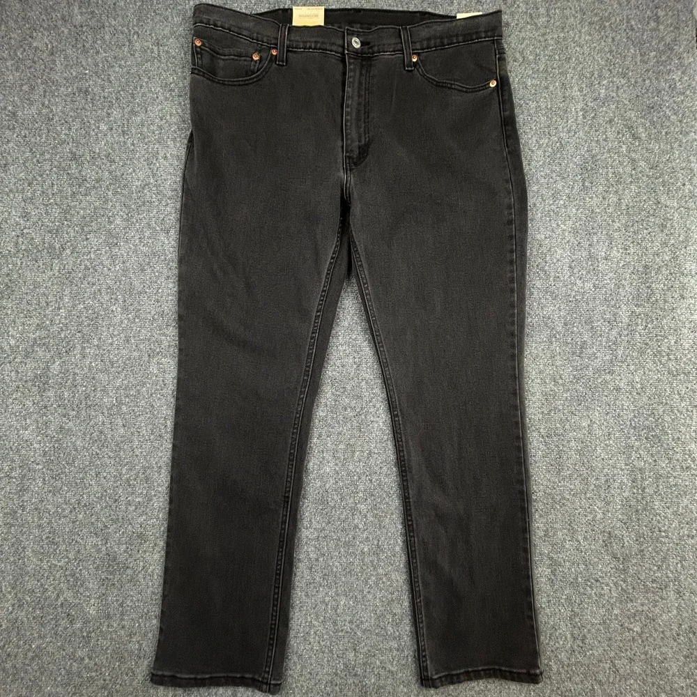 Levi's 511 Slim Jeans Mens 38x30 Black Stretch 5-Pocket Denim Pants